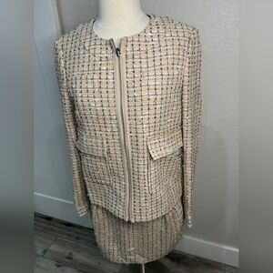 Tory Burch Multi Tweed Jacket